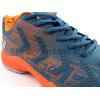 Yonex PRECISION 2 Midnight Turquoise/Oxy Fire Badminton Shoes In-Court With Tru Cushion Technology