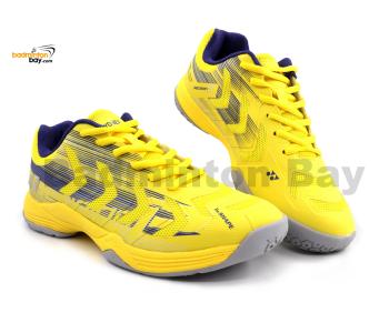 Yonex PRECISION 2 Neon Lemon/Dark Ink Badminton Shoes In-Court With Tru Cushion Technology