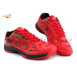 Yonex PRECISION 2 Red/Black/Gold Badminton Shoes In-Court With Tru Cushion Technology