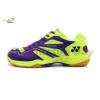 Yonex SRCR CFM Purple Lime Green Badminton Shoes With Tru Cushion 