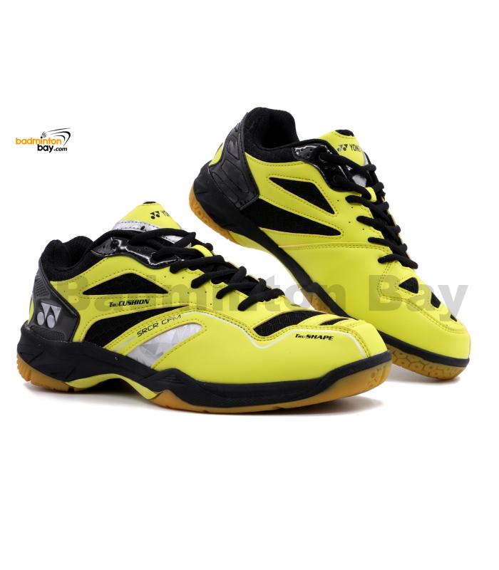 Yonex SRCR CFM Yellow Black Badminton Shoes With Tru Cushion 