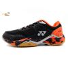 Yonex Super Ace V Black Orange Indoor Badminton Court Sports Shoes With Tru Cushion 