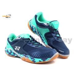 Yonex Super Ace V Dark Blue Indoor Badminton Court Sports Shoes With Tru Cushion 
