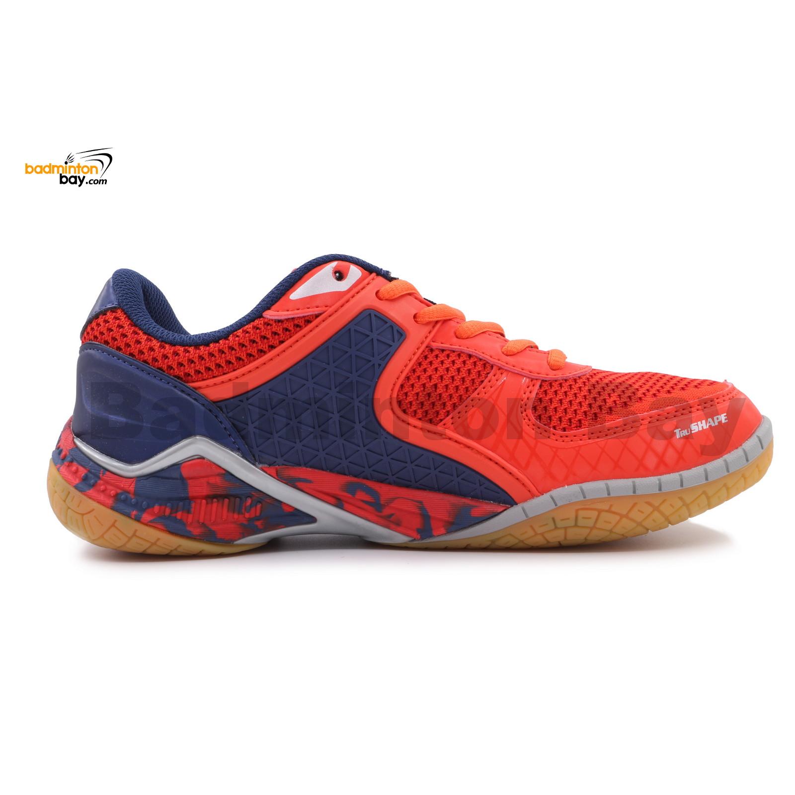 Yonex Super Ace V Red Navy Indoor Badminton Court Sports Shoes With Tru ...