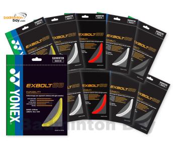 10 pieces Assorted Color Yonex Exbolt 68 10m Made In Japan Badminton Strings
