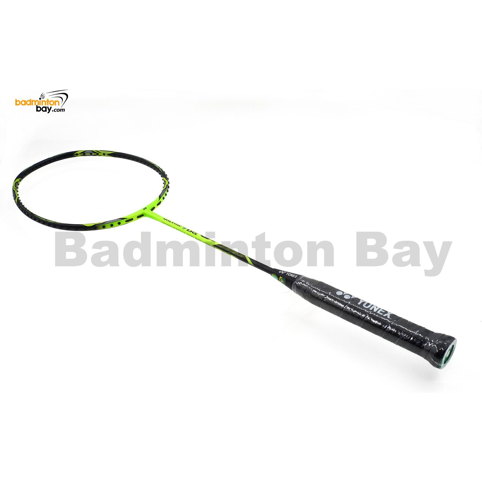 Yonex Badminton Racket VOLTRIC 7 DG White Lime Racquet String 3UG5 with Cover 