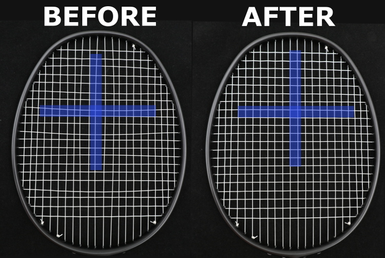 tennis string straightener