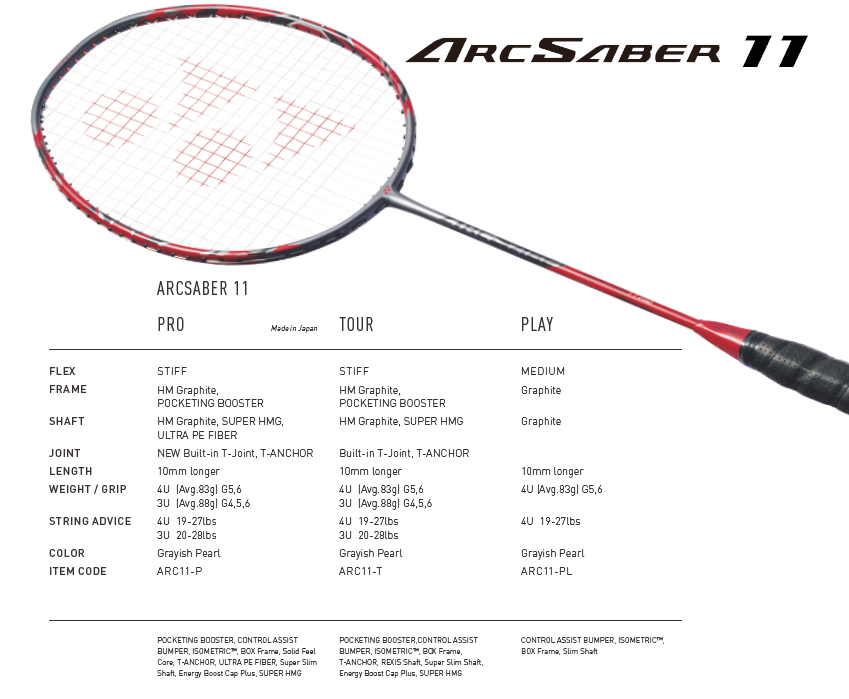 Yonex ArcSaber 11 Badminton Racket