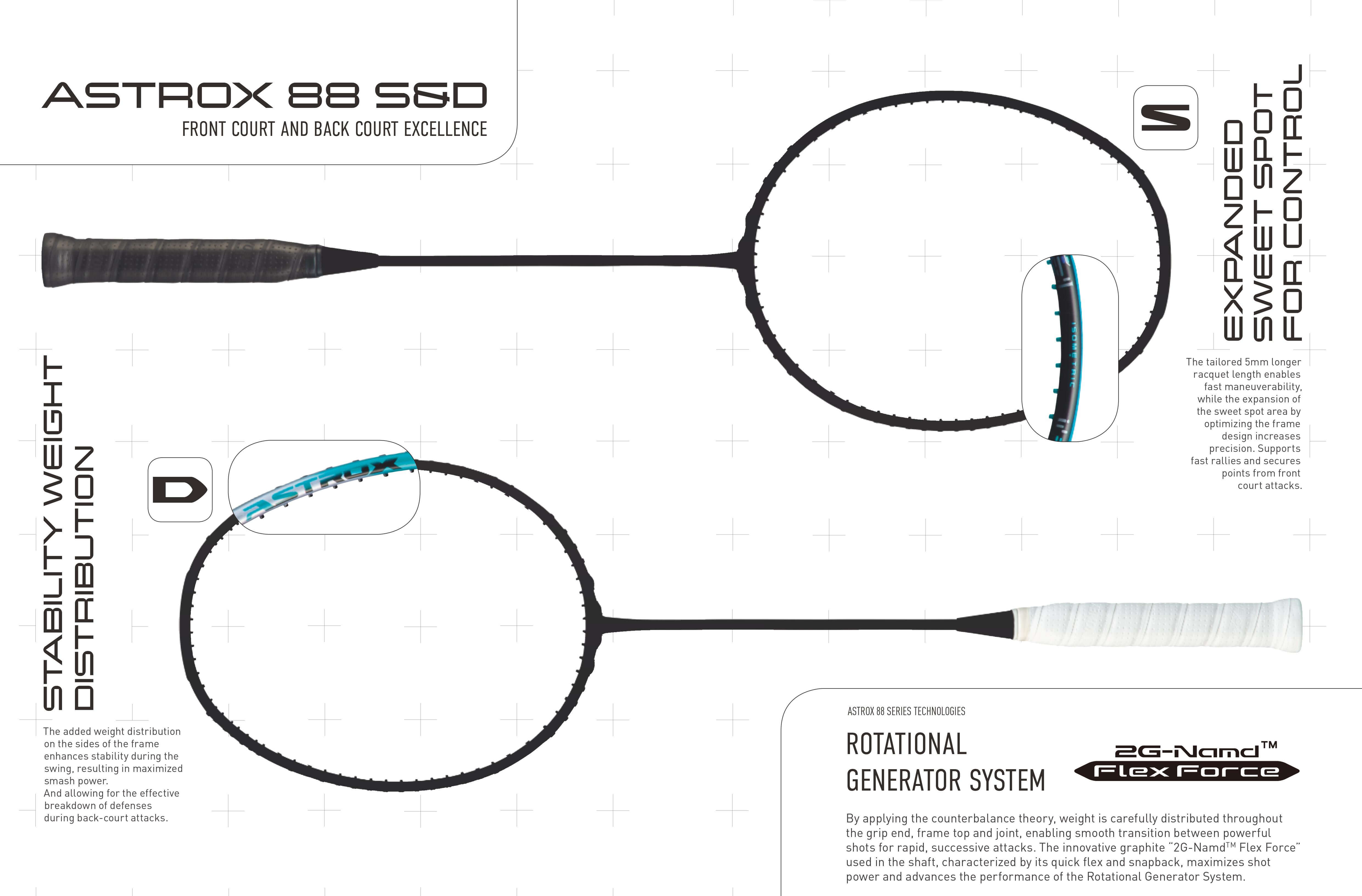 Yonex Astrox 88 rackets