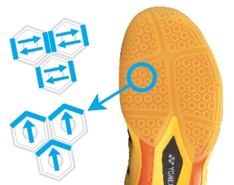 rubber sole shoes for badminton